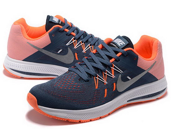 Mens Nike Zoom Winflo 2 Dark Blue Orange 40-45 China